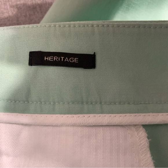 TALBOTS HERITAGE MINT GREEN CROP ANKLE PANTS SIZE 16 - Picture 4 of 16